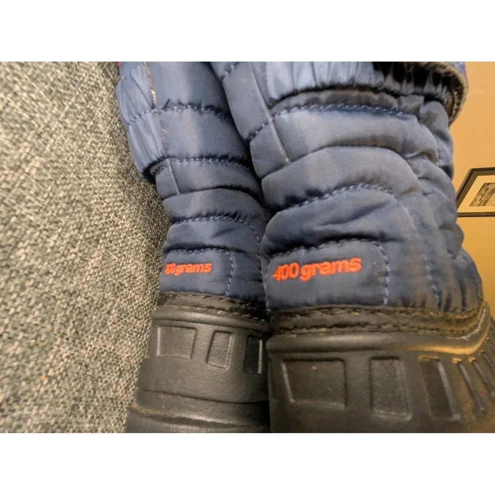 Columbia Snow Boots Kids Unisex Blue Waterproof Insulated Winter Youth Shoes